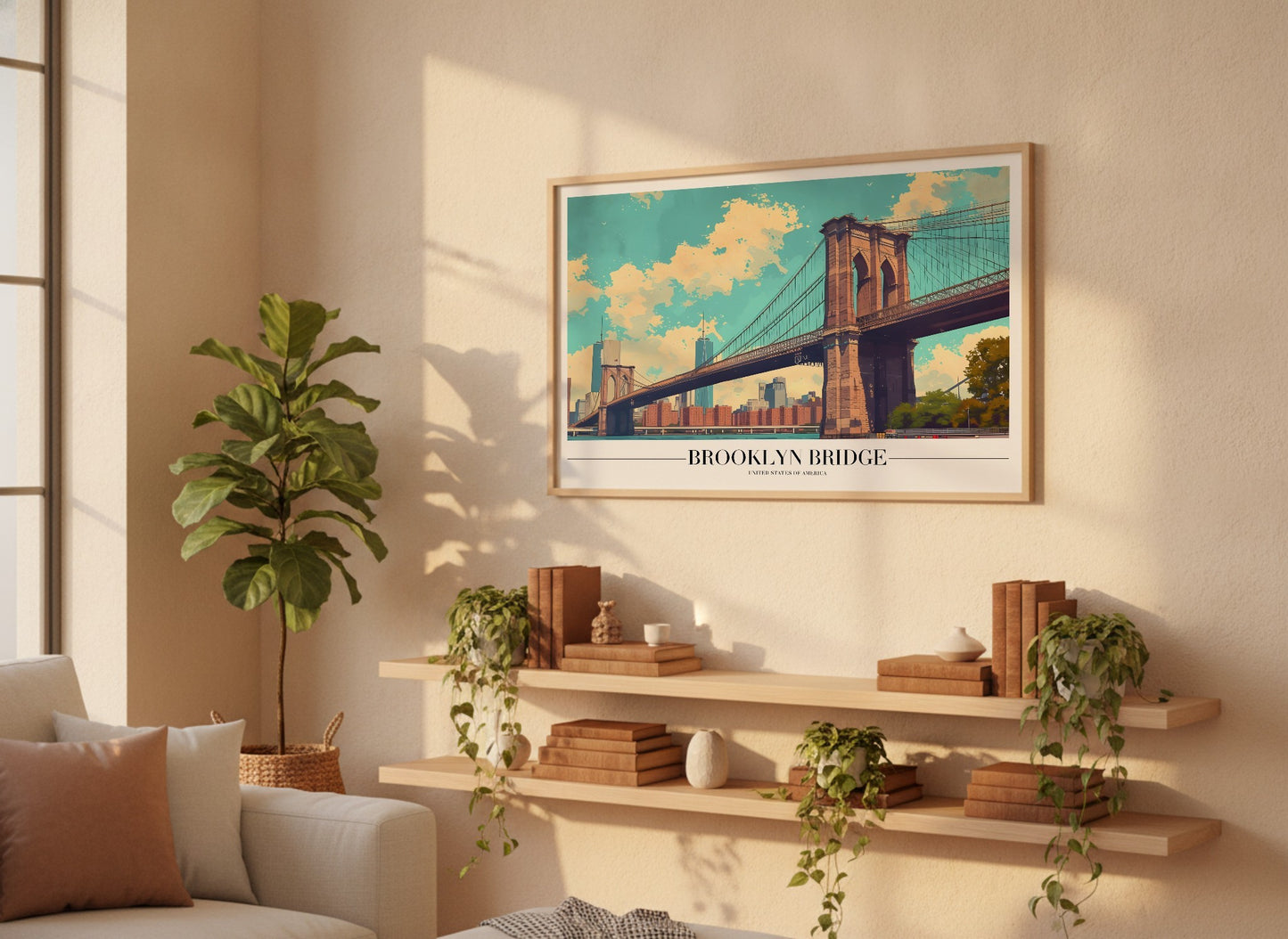 Brooklyn Bridge - USA Poster