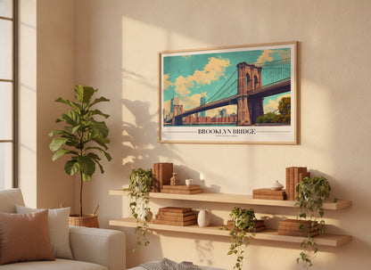 Brooklyn Bridge - USA Poster