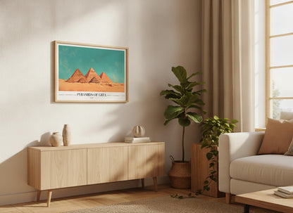 Pyramides of Giza - Egypt Poster