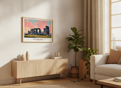 Stonehenge - England Poster