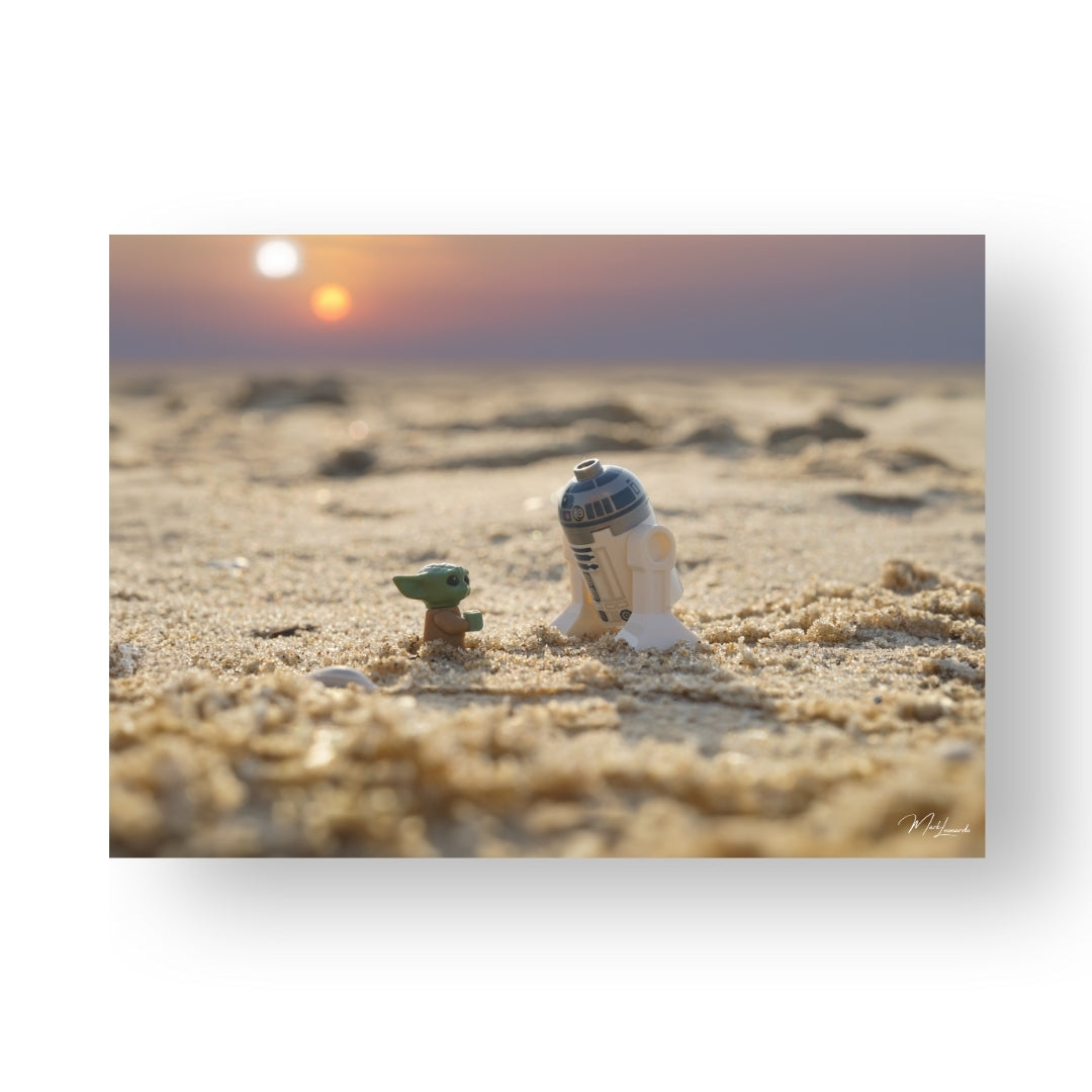 R2 and Baby Yoda on Tatooine - ML47