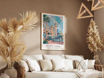 Monte Carlo - Principality of Monaco Poster