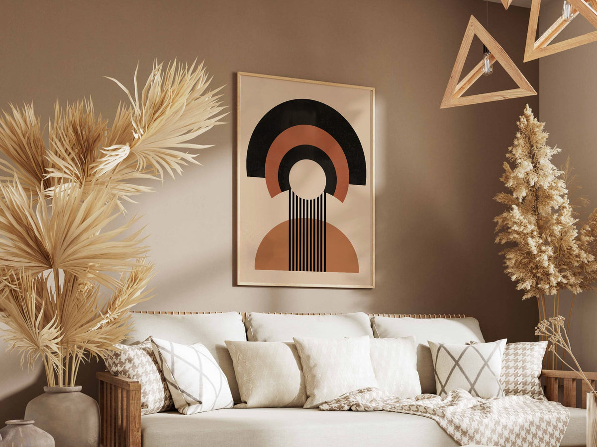 Terracotta Layered Portal Poster