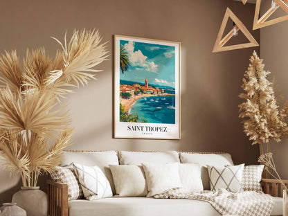 Saint Tropez - France Poster