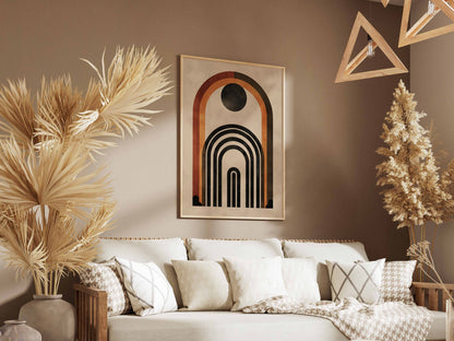 Rust Nested Archway Poster
