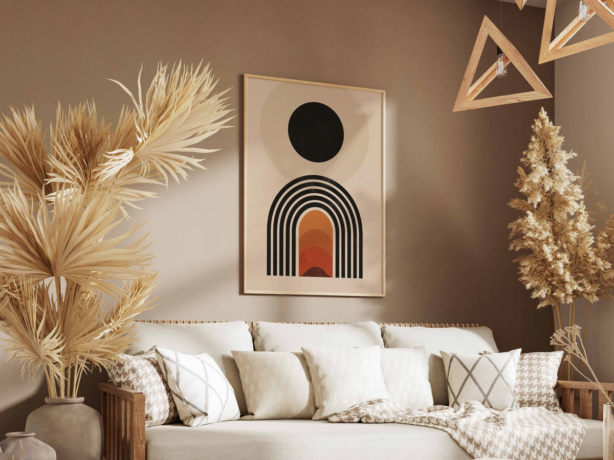 Black and Rust Portal Poster