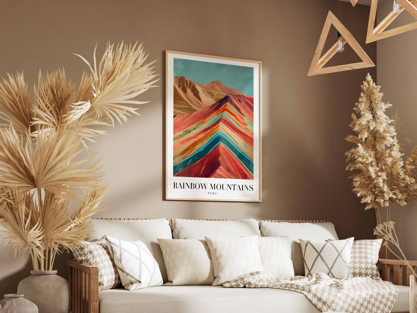 Rainbow Mountains - Peru Poster