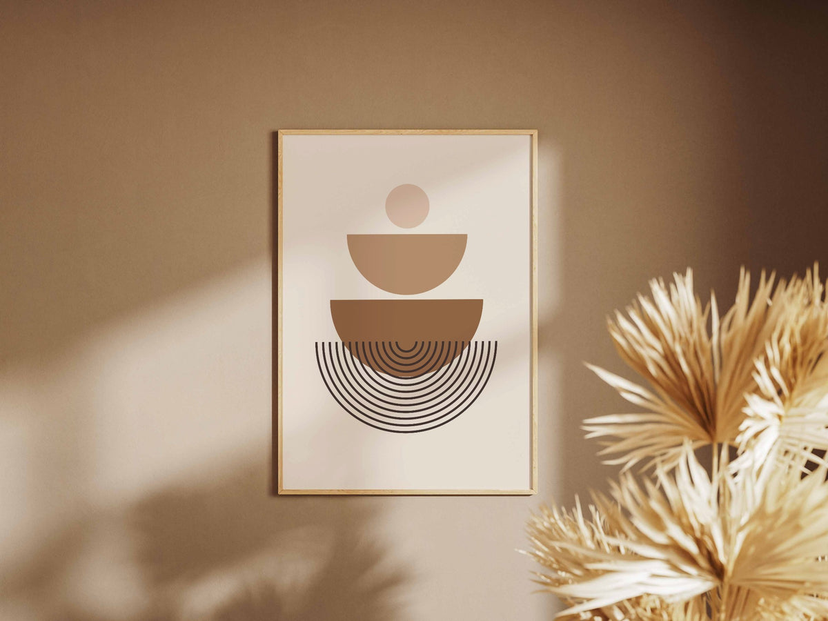 Terracotta Layered Bowl Poster