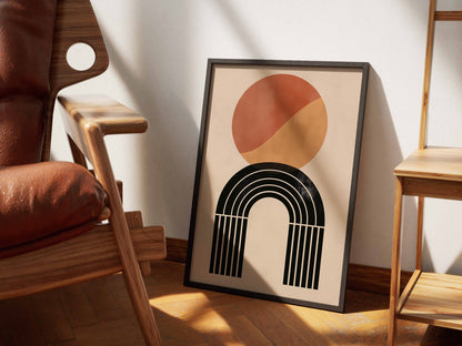 Terracotta Rising Arch Poster