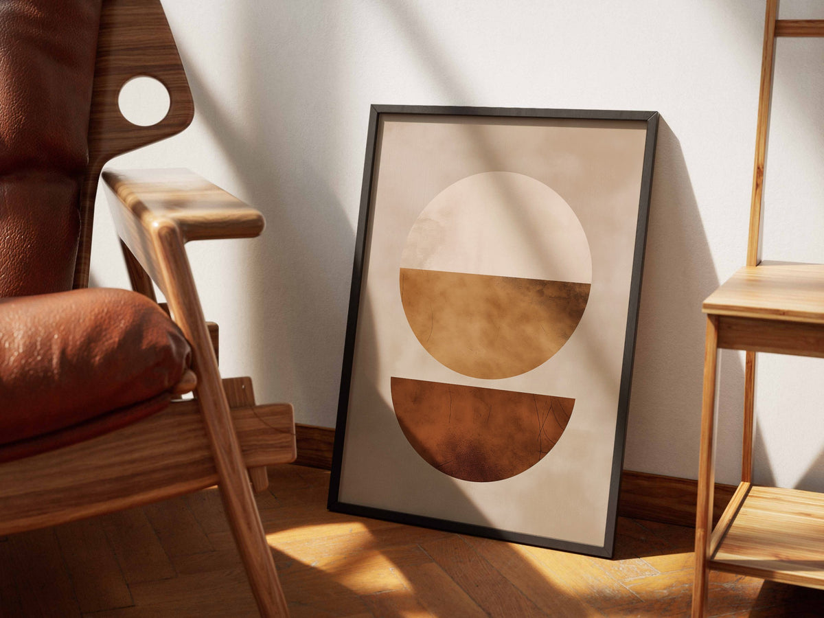 Brown Bowl Balance Poster