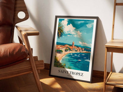 Saint Tropez - France Poster