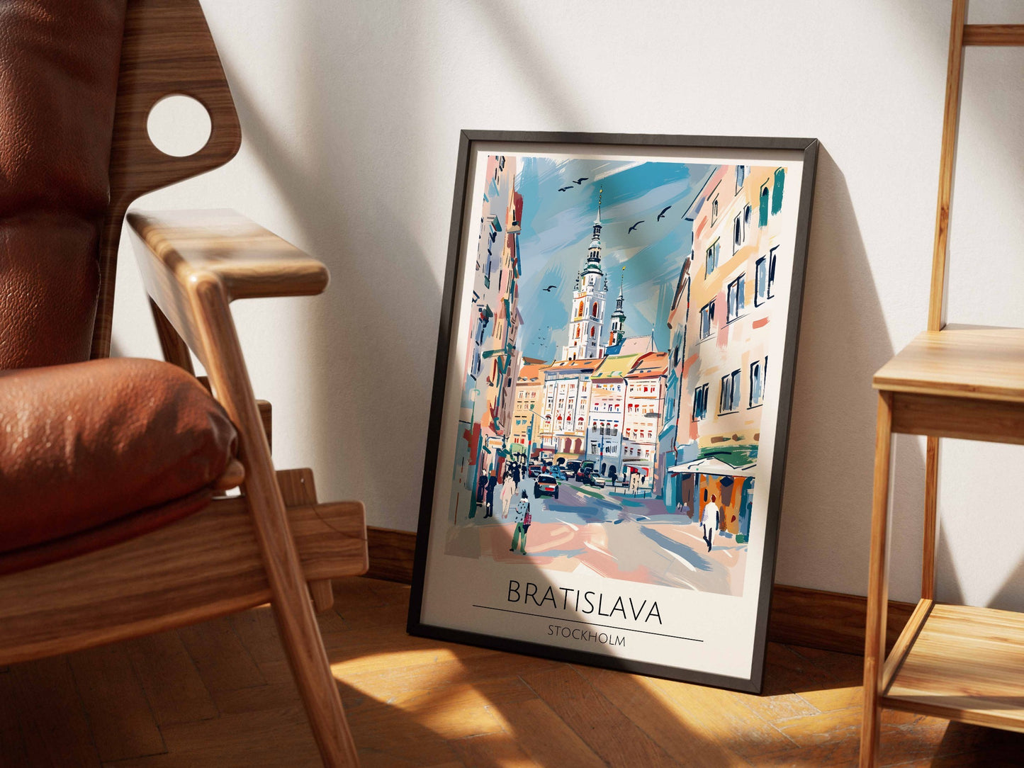 Bratislava - Stockholm Poster