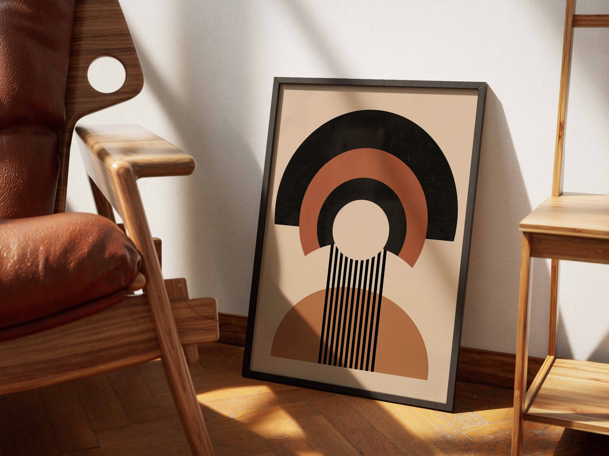 Terracotta Layered Portal Poster
