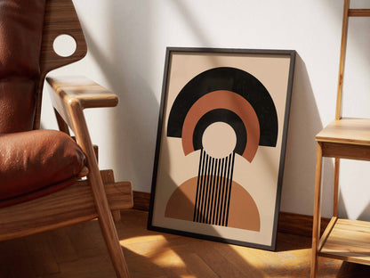 Terracotta Layered Portal Poster