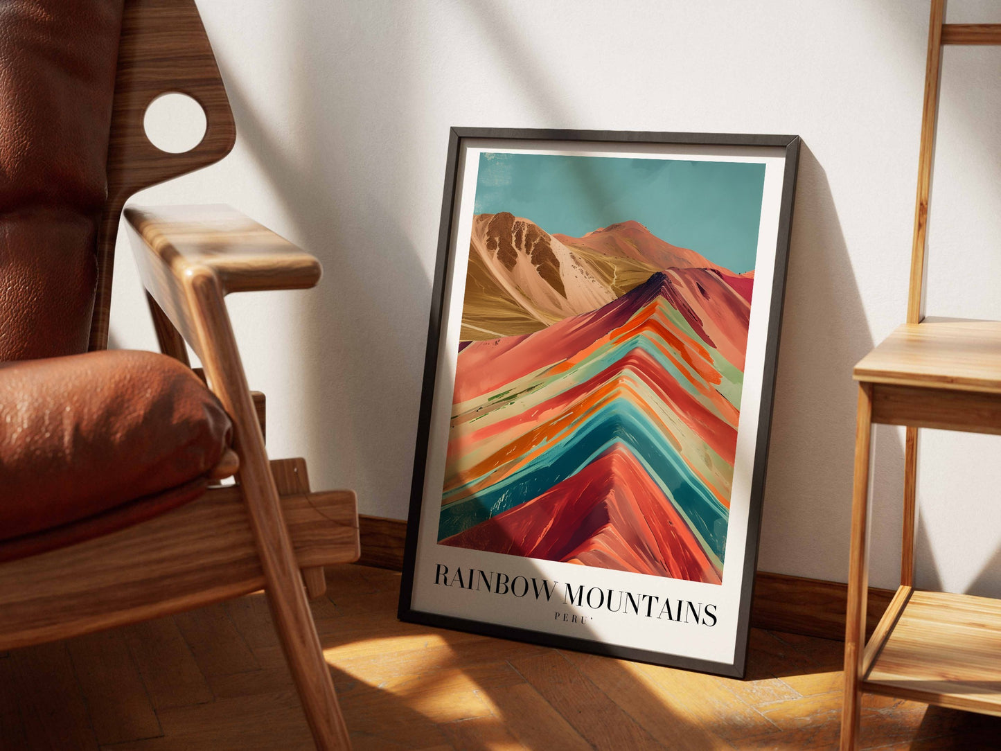 Rainbow Mountains - Peru Poster