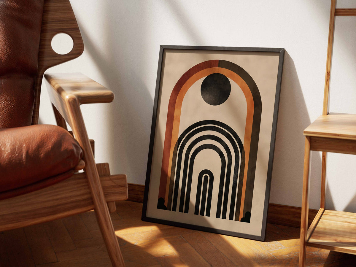 Rust Nested Archway Poster