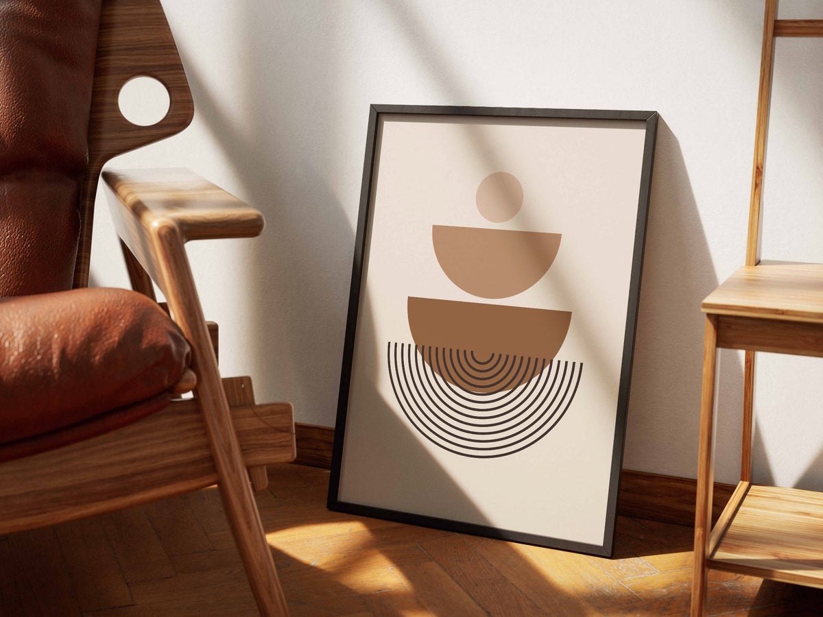 Terracotta Layered Bowl Poster