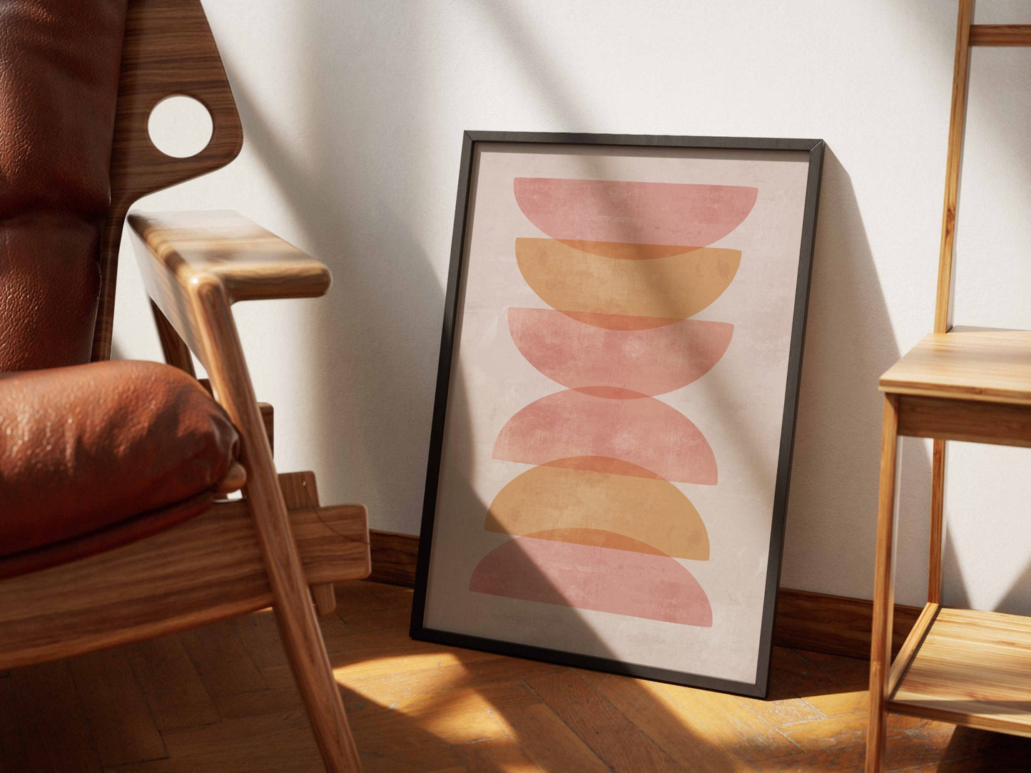 Blush Stacked Bowls Poster
