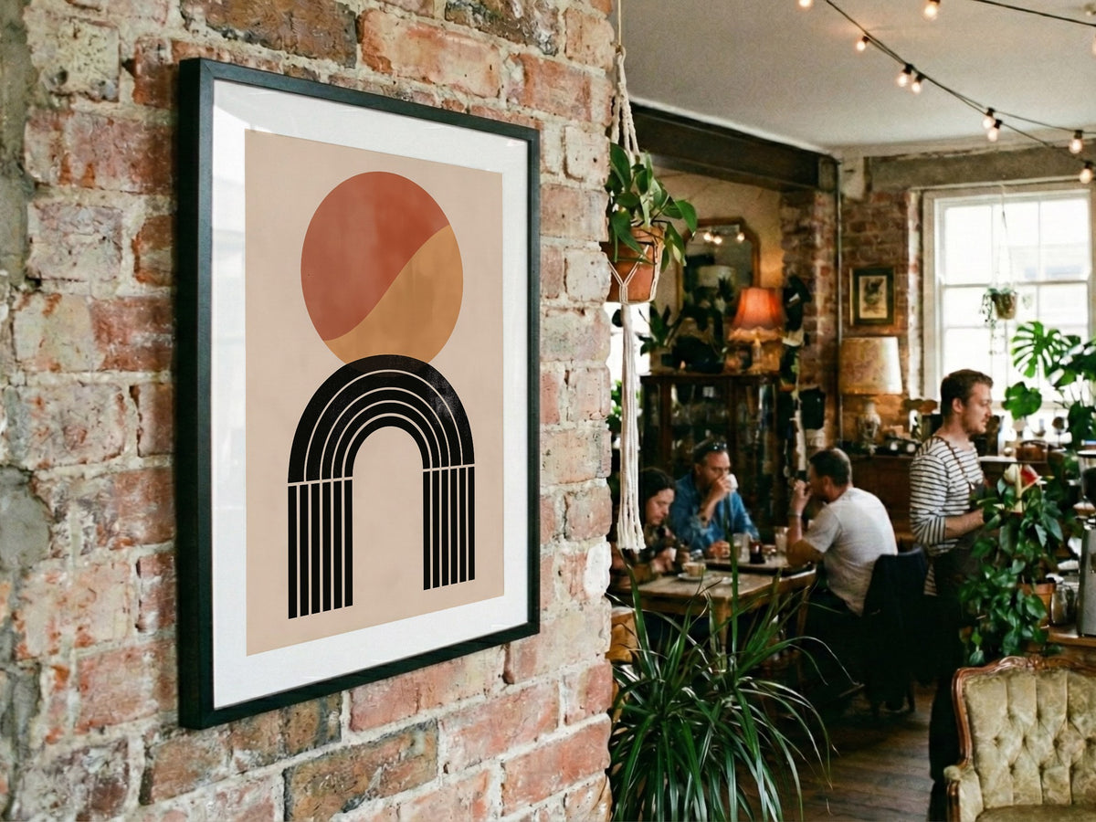 Terracotta Rising Arch Poster