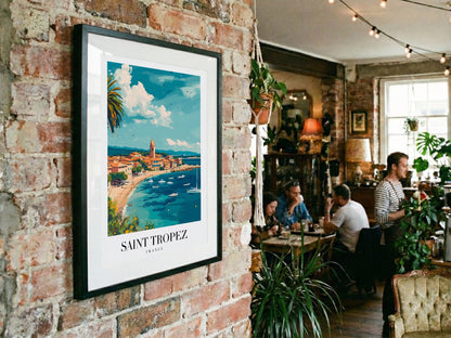 Saint Tropez - France Poster
