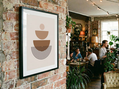 Terracotta Layered Bowl Poster