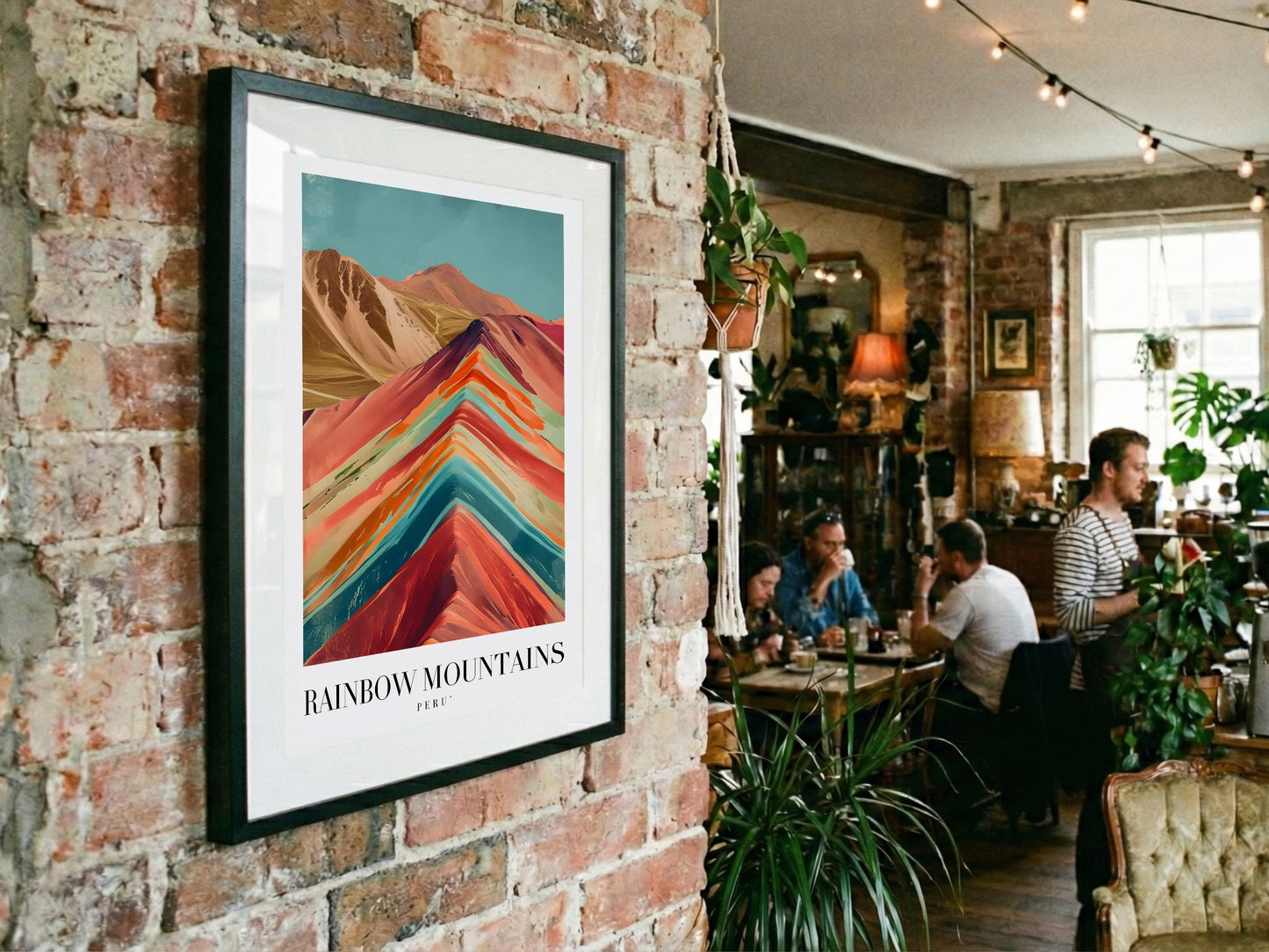 Rainbow Mountains - Peru Poster