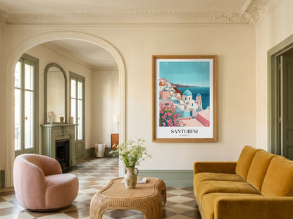 Santorini - Greece Poster