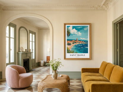 Saint Tropez - France Poster