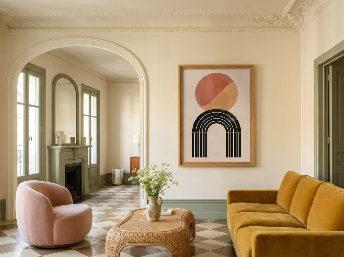 Terracotta Rising Arch Poster