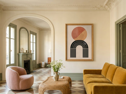 Terracotta Rising Arch Poster
