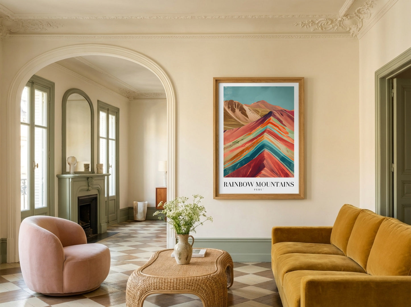 Rainbow Mountains - Peru Poster