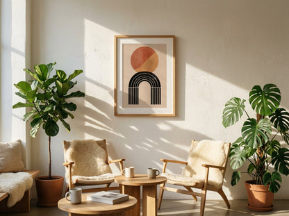 Terracotta Rising Arch Poster