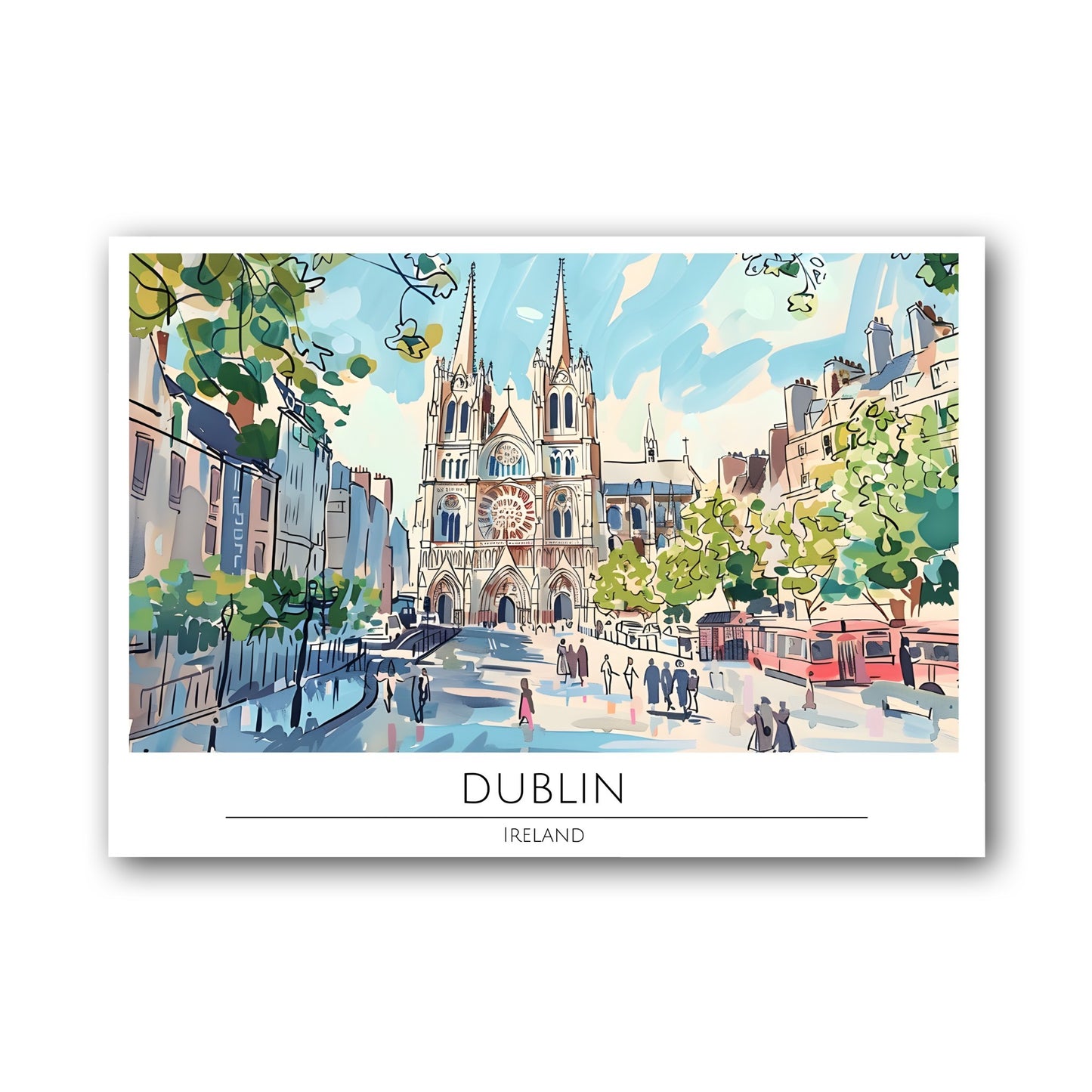 Dublin - Ireland Poster
