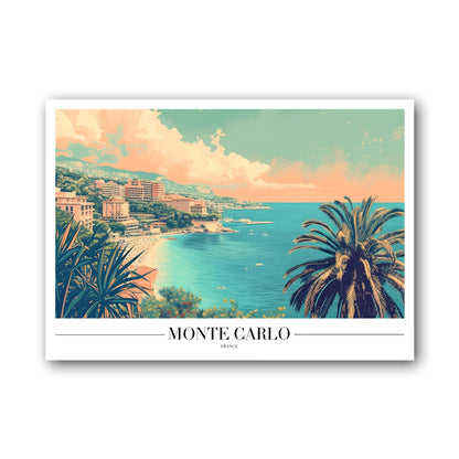 Monte Carlo - France Poster