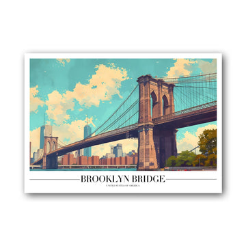 Brooklyn Bridge - USA Poster
