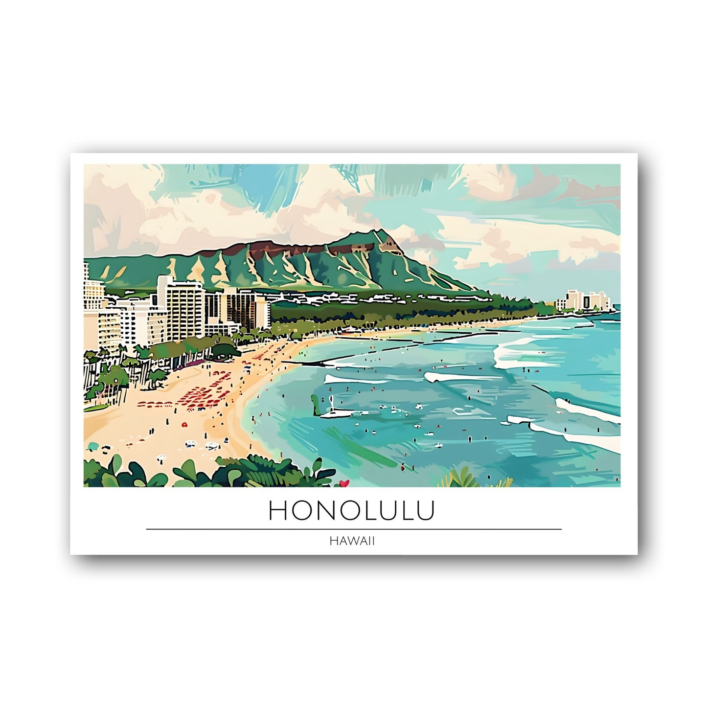 Honolulu - Hawaii Poster