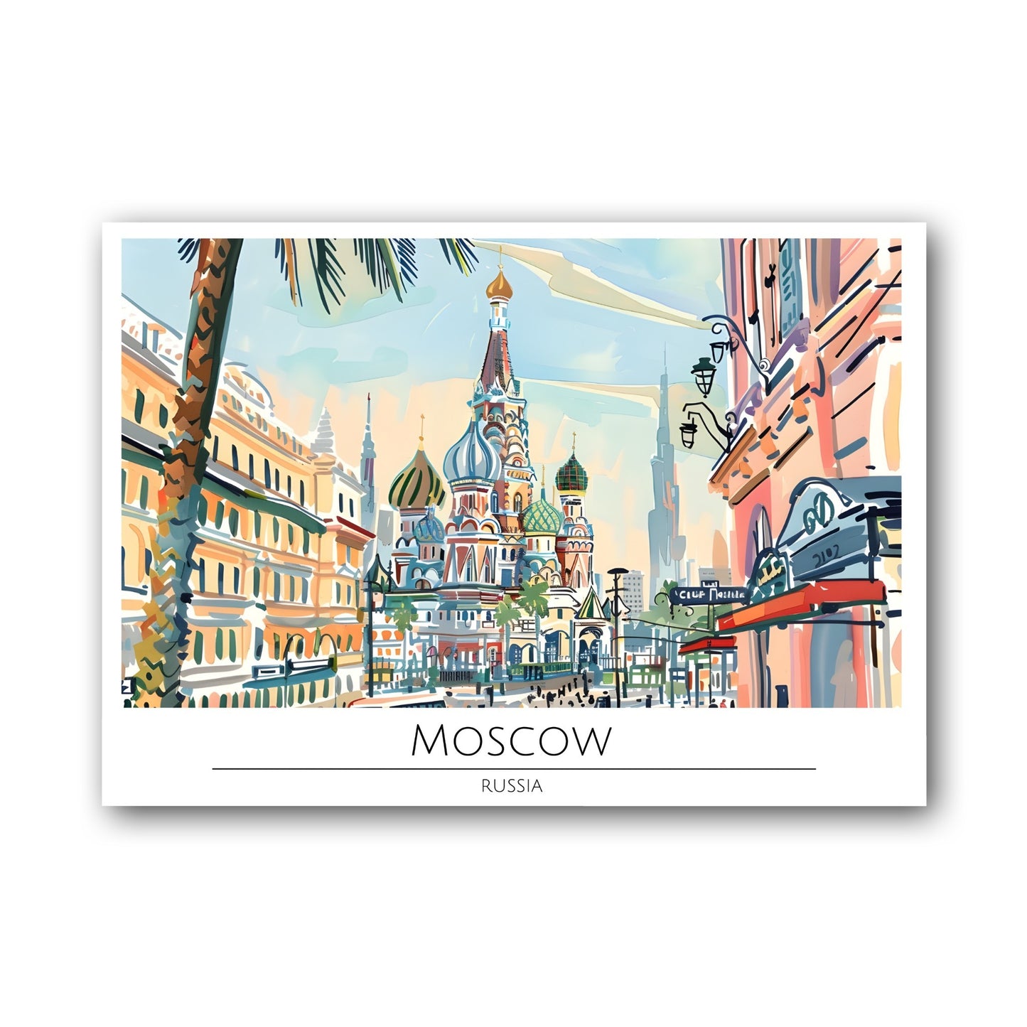 Moscow - Russia Poster
