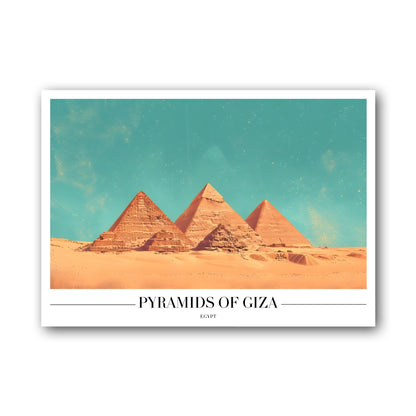 Pyramides of Giza - Egypt Poster