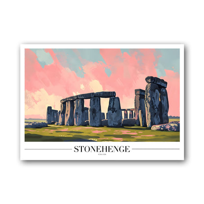 Stonehenge - England Poster