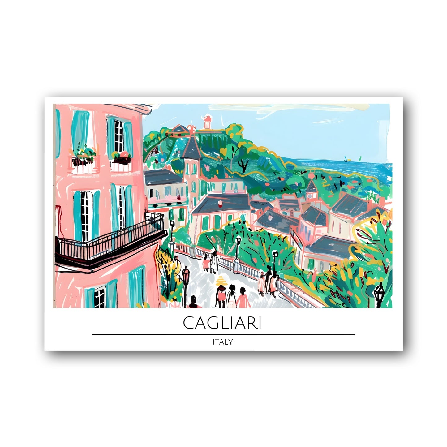 Cagliari - Italy Poster