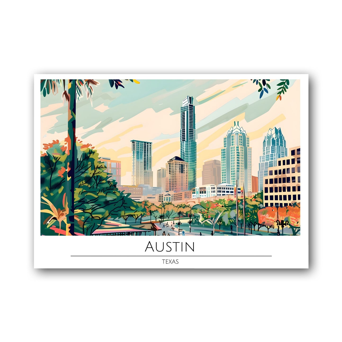Austin - Texas Poster