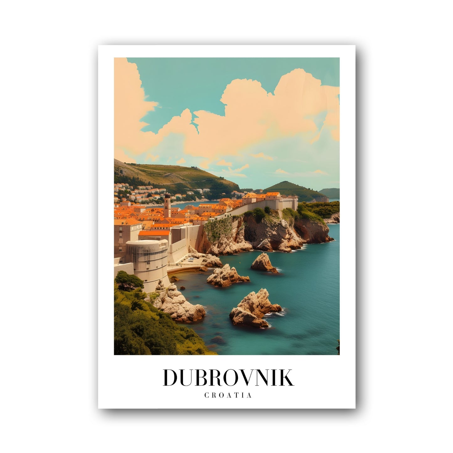 Dubrovnik - Croatia Poster
