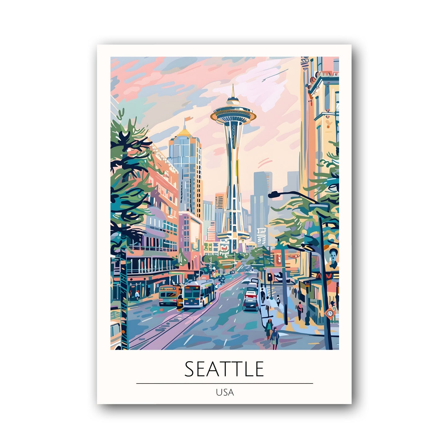 Seattle - USA Poster