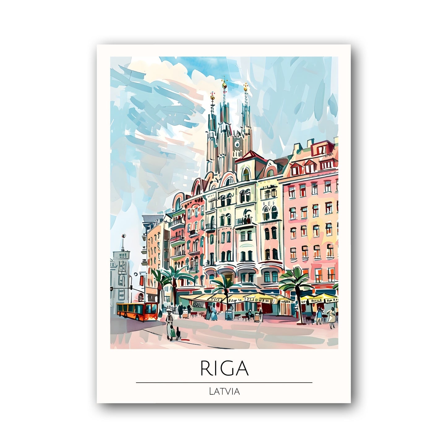Riga - Latvia Poster