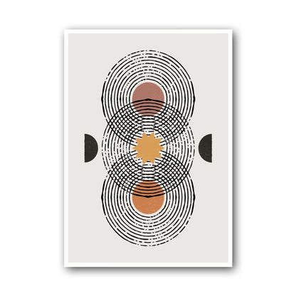 Grey Mosaic Totem Poster