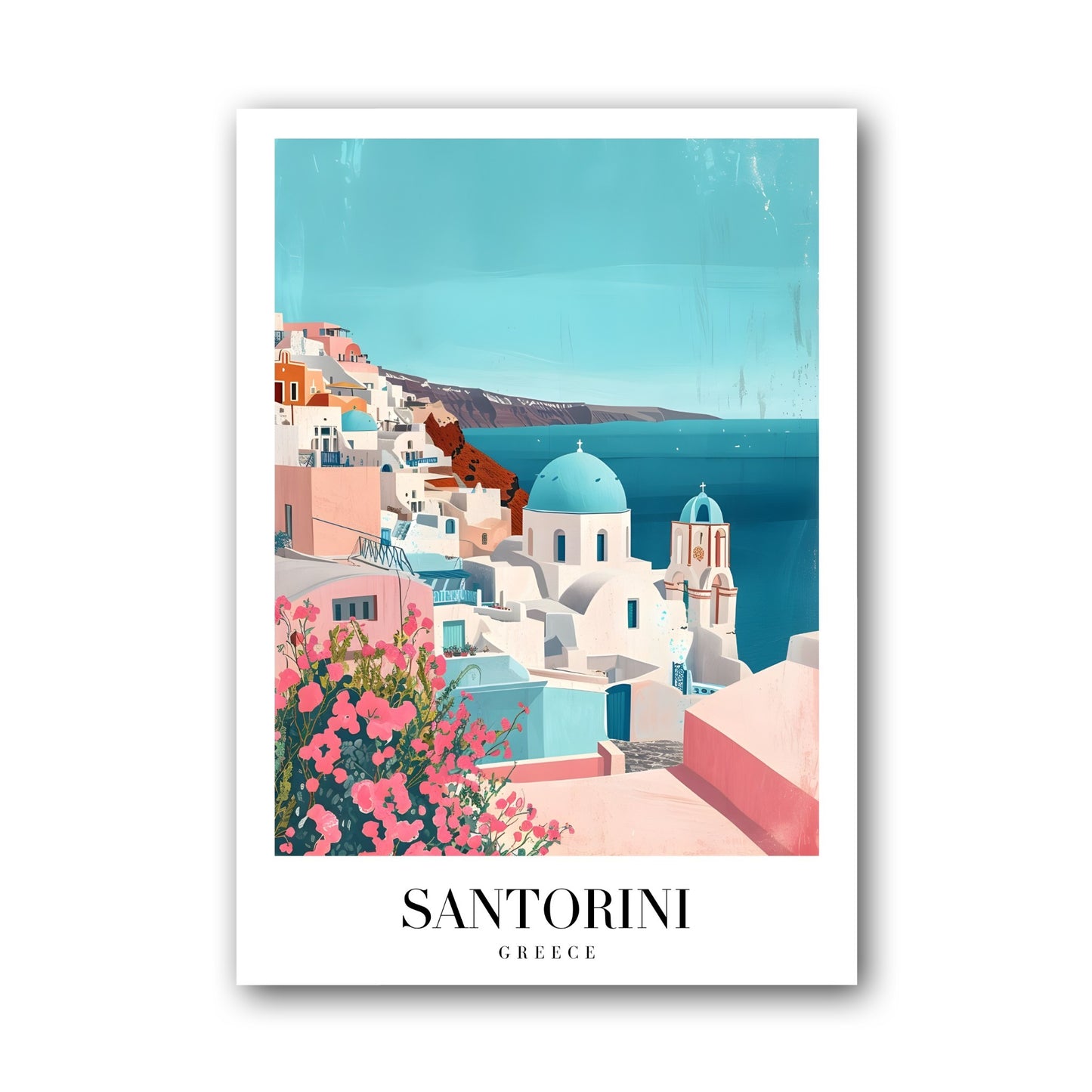 Santorini - Greece Poster