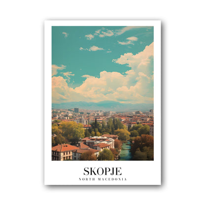 Skopje - North Macedonia Poster