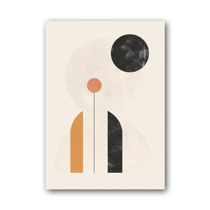 Terracotta Minimal Columns Poster