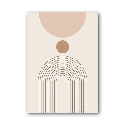 Blush Circle Arch Line Poster