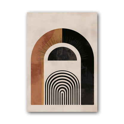 Brown Textured Archway Poster